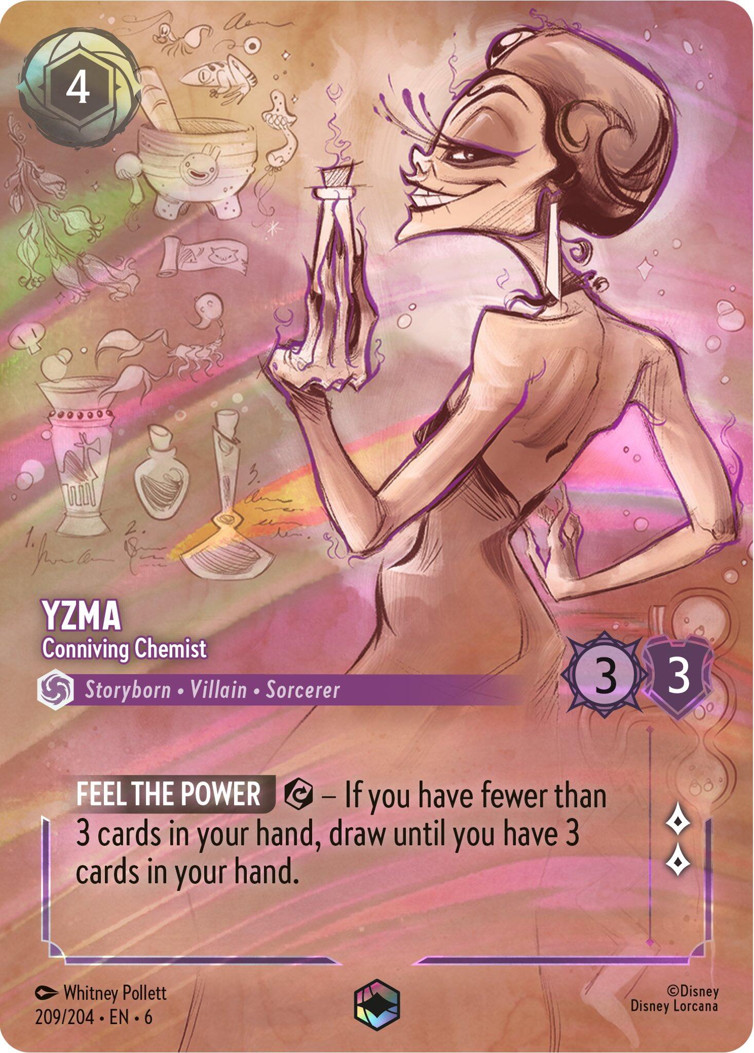 Yzma - Conniving Chemist (Enchanted) (209/204) [Azurite Sea] | Webway Games