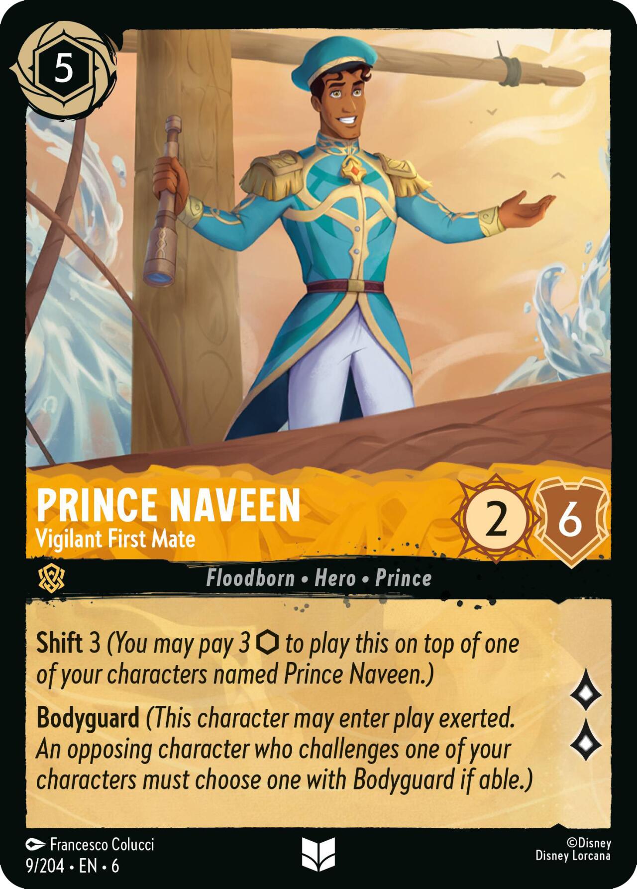 Prince Naveen - Vigilant First Mate (9/204) [Azurite Sea] | Webway Games