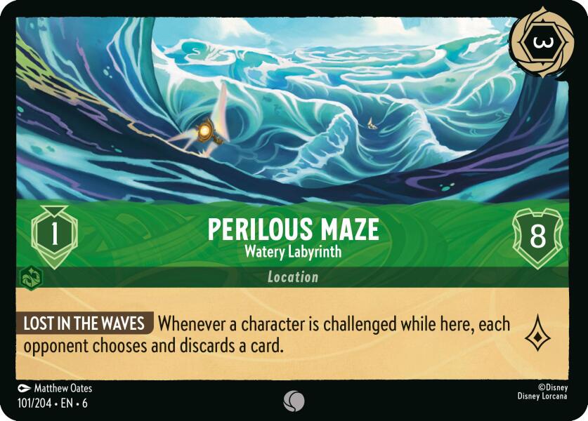 Perilous Maze - Watery Labyrinth (101/204) [Azurite Sea] | Webway Games