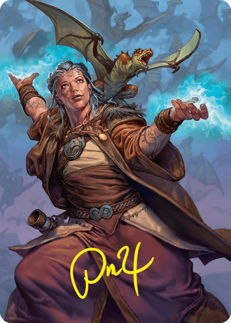 Drake Hatcher 2 Art Card (29/54) (Gold-Stamped Signature) [Foundations Art Series] | Webway Games