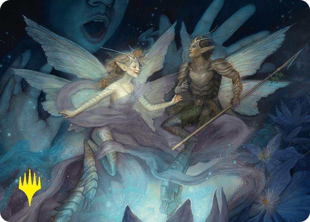 Faebloom Trick Art Card (6/54) (Gold-Stamped Signature) [Foundations Art Series] | Webway Games