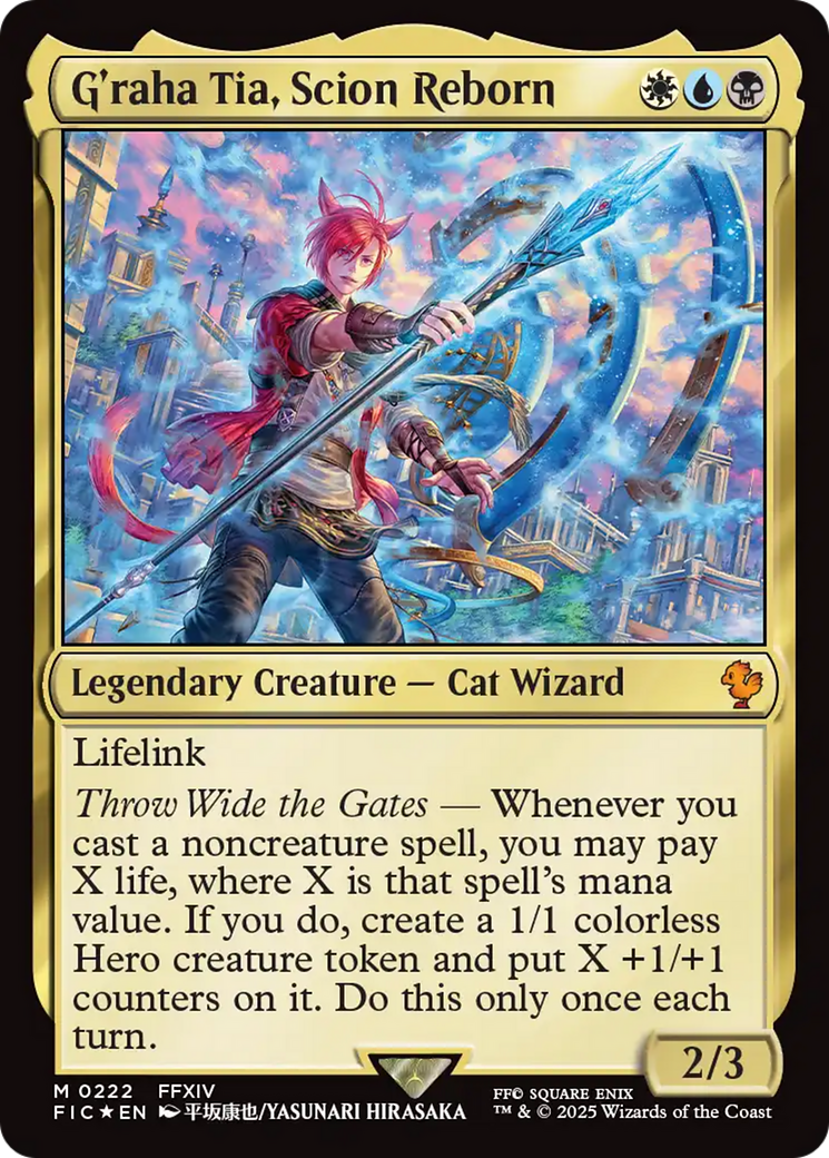 G'raha Tia, Scion Reborn (Surge Foil) [FINAL FANTASY Commander] | Webway Games