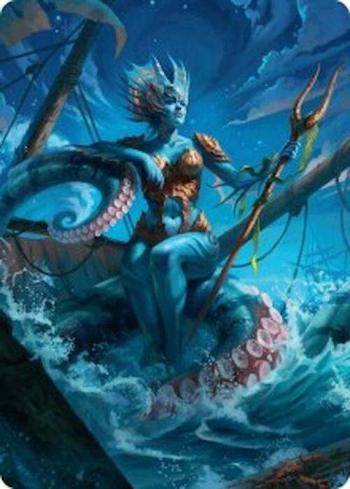 Kiora, the Rising Tide Art Card (30/54) [Foundations Art Series] | Webway Games
