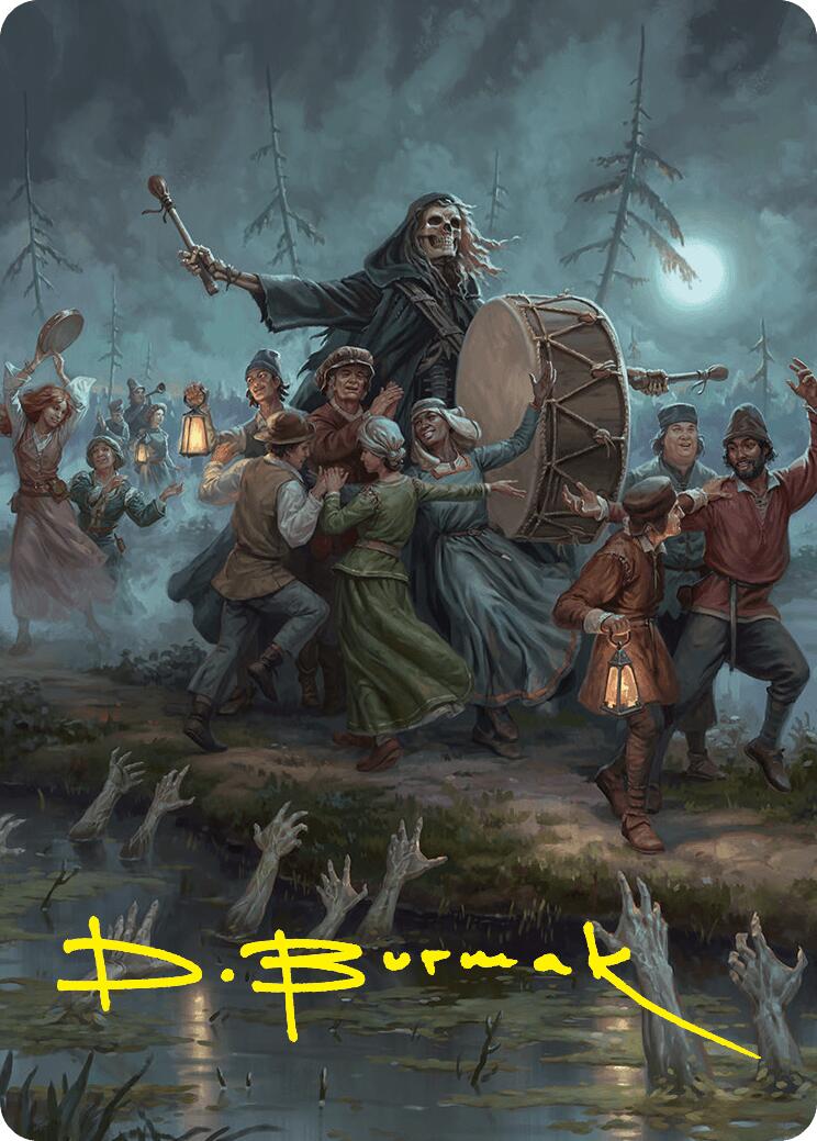 Blasphemous Edict Art Card (35/54) (Gold-Stamped Signature) [Foundations Art Series] | Webway Games