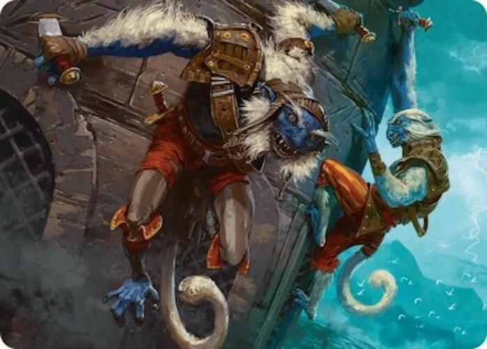 Goblin Boarders Art Card (11/54) [Foundations Art Series] | Webway Games