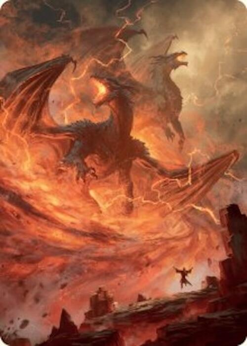 Rite of the Dragoncaller Art Card (38/54) [Foundations Art Series] | Webway Games