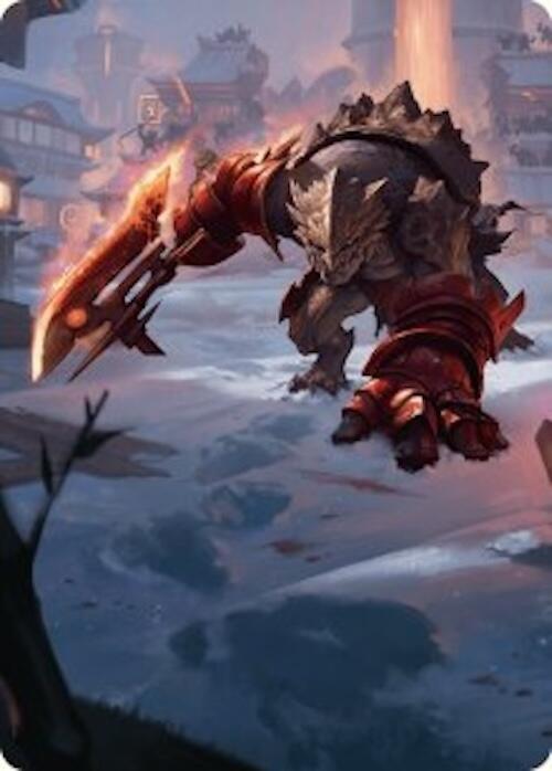 Searslicer Goblin Art Card (39/54) [Foundations Art Series] | Webway Games