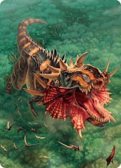 Gigantosaurus Art Card (53/54) [Foundations Art Series] | Webway Games