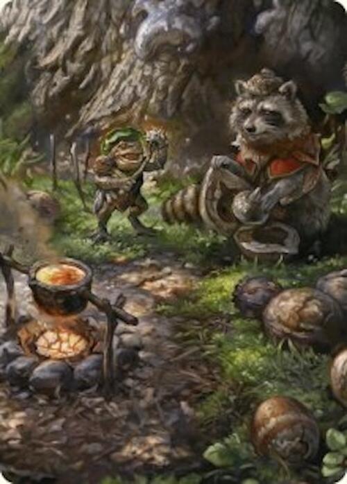 Sylvan Scavenging Art Card (46/54) [Foundations Art Series] | Webway Games