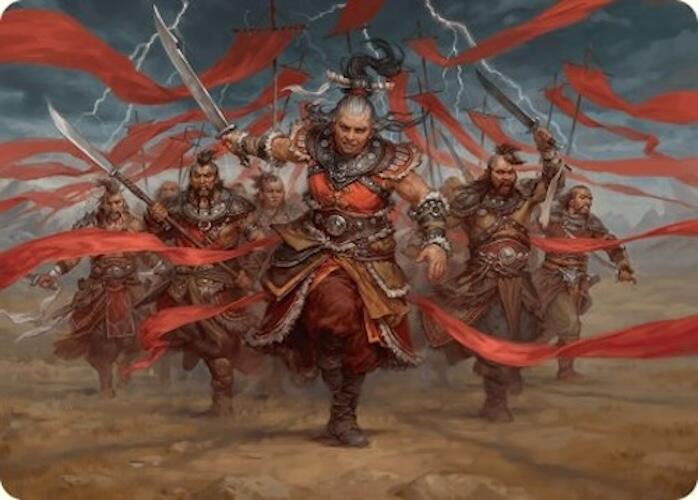 Alesha, Who Laughs at Fate Art Card (14/54) [Foundations Art Series] | Webway Games