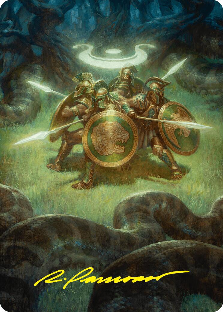 Anthem of Champions Art Card (47/54) (Gold-Stamped Signature) [Foundations Art Series] | Webway Games