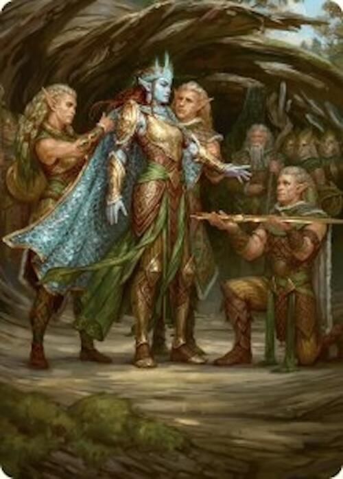 Lathril, Blade of the Elves Art Card (48/54) [Foundations Art Series] | Webway Games