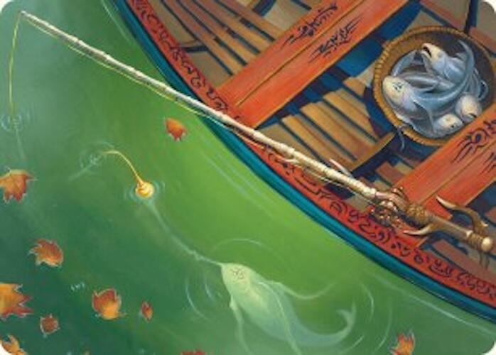 Fishing Pole Art Card (18/54) [Foundations Art Series] | Webway Games