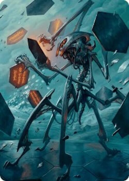 Scrawling Crawler Art Card (50/54) [Foundations Art Series] | Webway Games