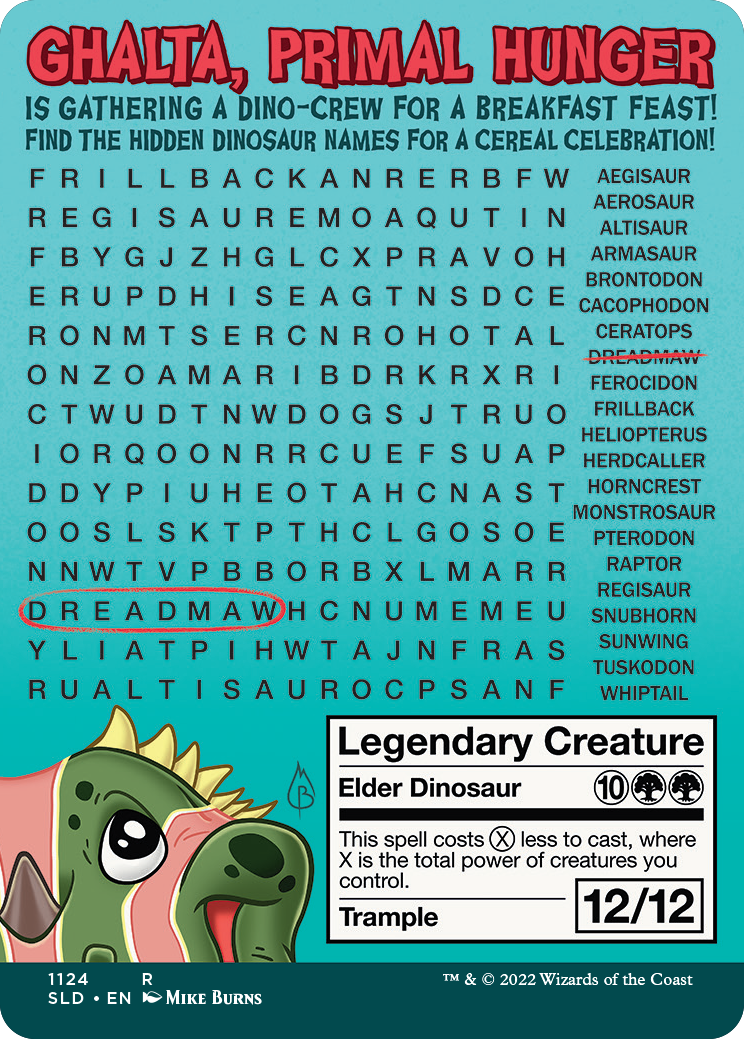 Ghalta, Primal Hunger (Borderless) [Secret Lair Drop Series] | Webway Games