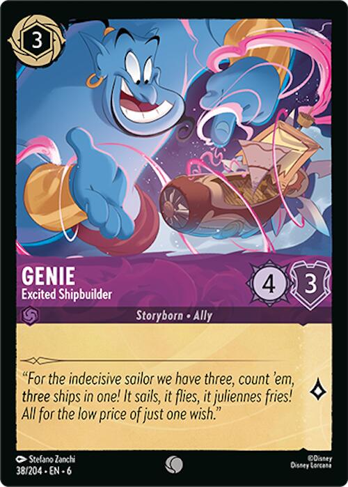 Genie - Excited Shipbuilder (38/204) [Azurite Sea] | Webway Games