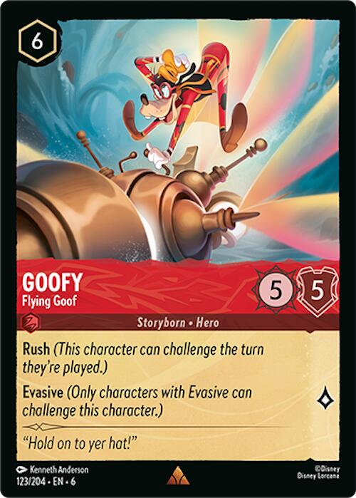 Goofy - Flying Goof (123/204) [Azurite Sea] | Webway Games