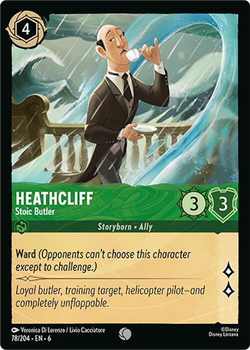 Heathcliff - Stoic Butler (78/204) [Azurite Sea] | Webway Games