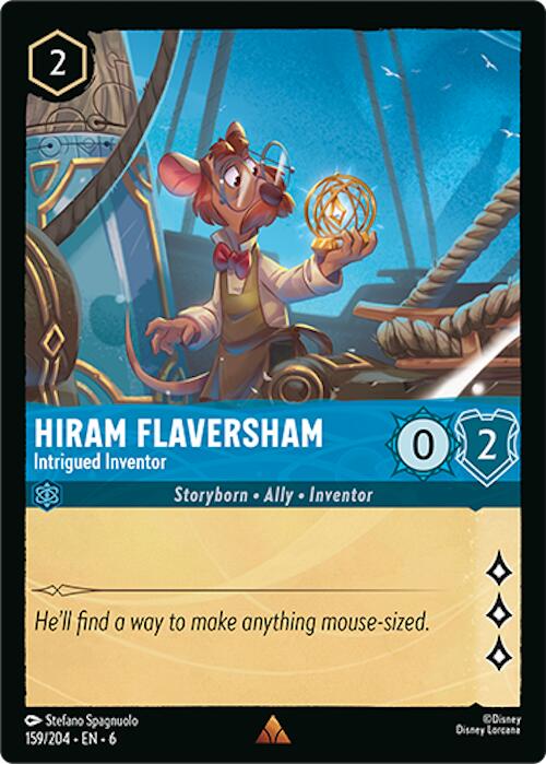 Hiram Flaversham - Intrigued Inventor (159/204) [Azurite Sea] | Webway Games