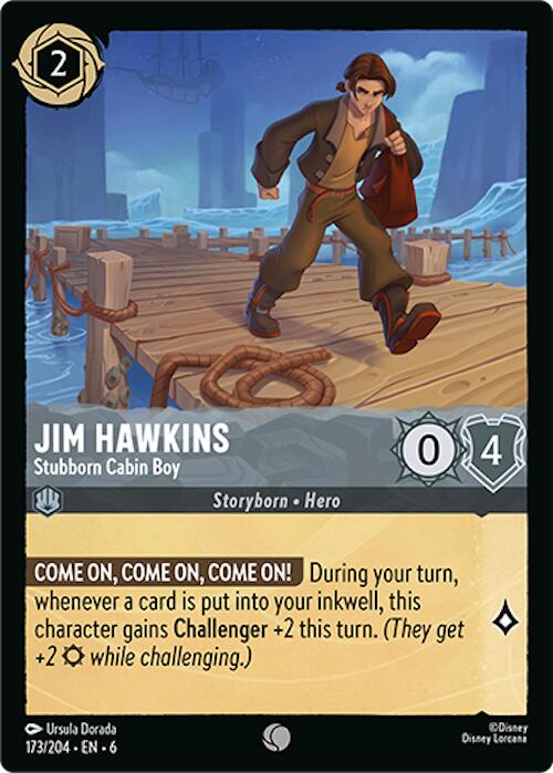 Jim Hawkins - Stubborn Cabin Boy (173/204) [Azurite Sea] | Webway Games
