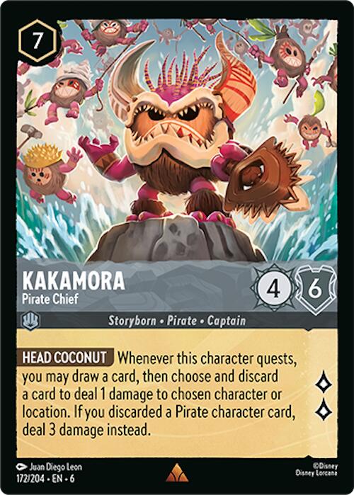 Kakamora - Pirate Chief (172/204) [Azurite Sea] | Webway Games