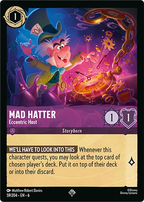 Mad Hatter - Eccentric Host (59/204) [Azurite Sea] | Webway Games