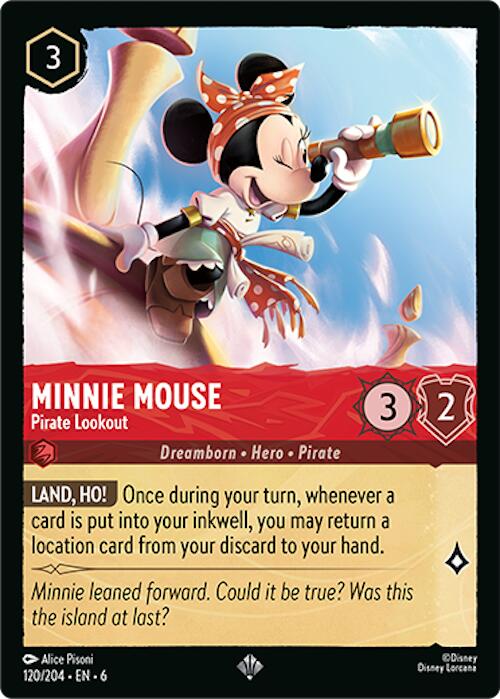 Minnie Mouse - Pirate Lookout (120/204) [Azurite Sea] | Webway Games