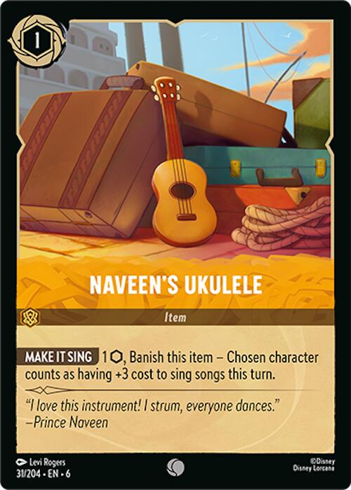 Naveen's Ukulele (31/204) [Azurite Sea] | Webway Games