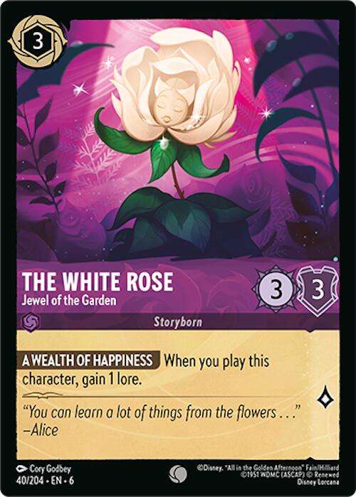 The White Rose - Jewel of the Garden (40/204) [Azurite Sea] | Webway Games