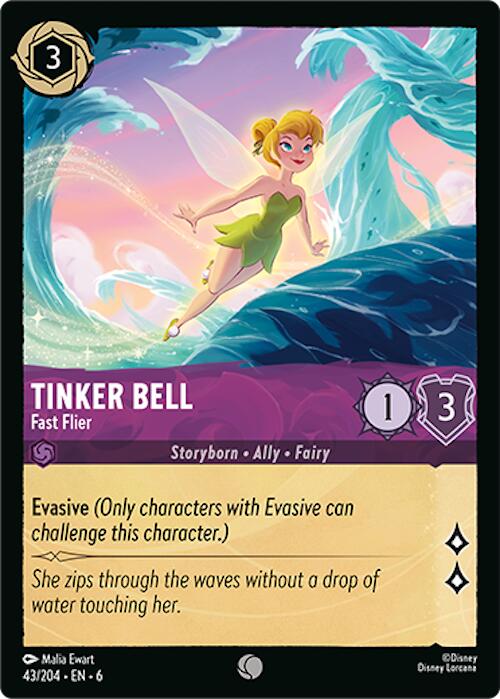 Tinker Bell - Fast Flier (43/204) [Azurite Sea] | Webway Games