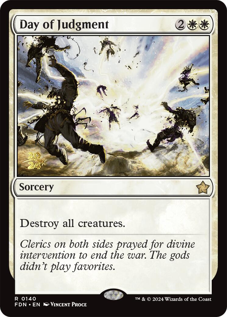 Day of Judgment [Foundations Prerelease Promos] | Webway Games
