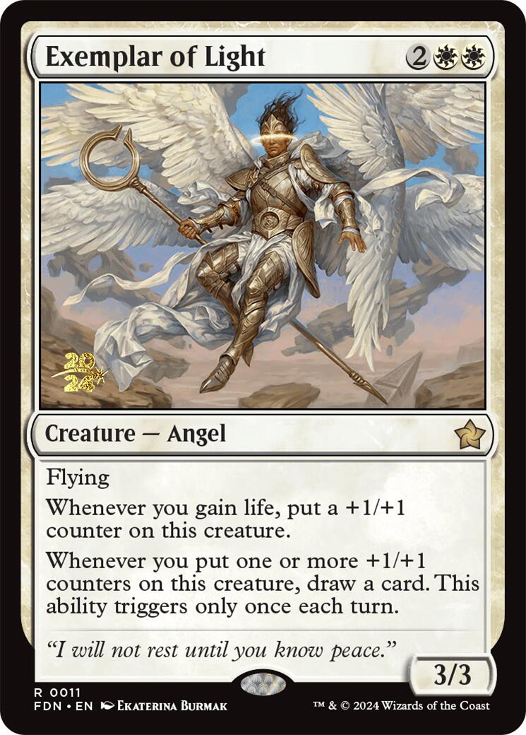 Exemplar of Light [Foundations Prerelease Promos] | Webway Games