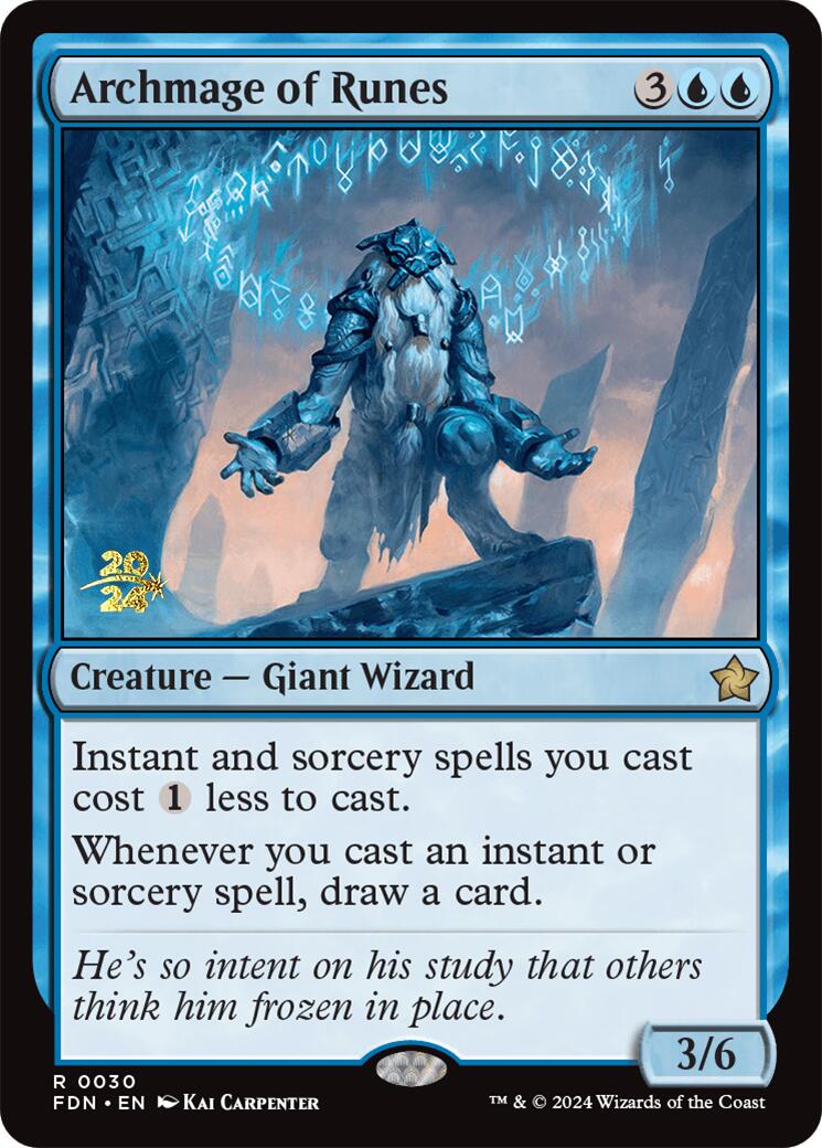 Archmage of Runes [Foundations Prerelease Promos] | Webway Games
