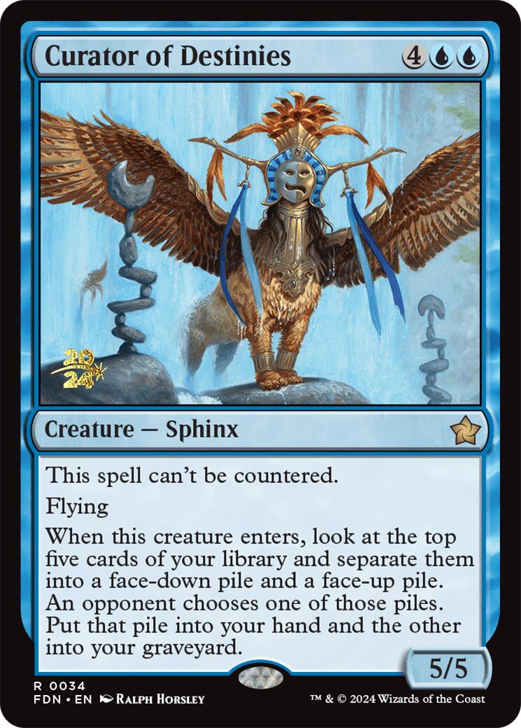 Curator of Destinies [Foundations Prerelease Promos] | Webway Games