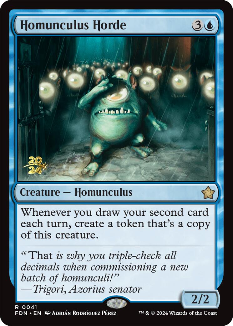 Homunculus Horde [Foundations Prerelease Promos] | Webway Games