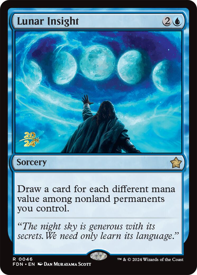 Lunar Insight [Foundations Prerelease Promos] | Webway Games