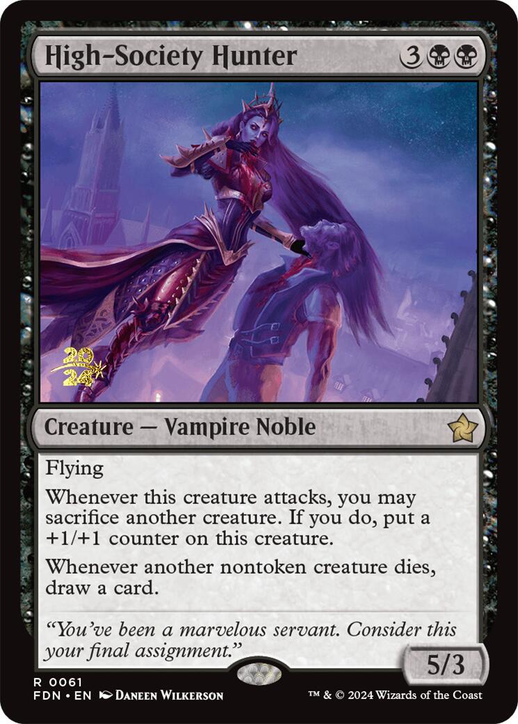 High-Society Hunter [Foundations Prerelease Promos] | Webway Games