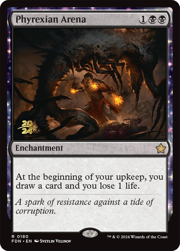 Phyrexian Arena [Foundations Prerelease Promos] | Webway Games