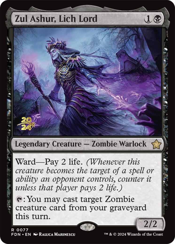 Zul Ashur, Lich Lord [Foundations Prerelease Promos] | Webway Games