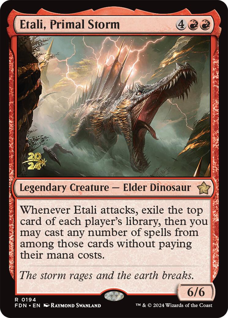 Etali, Primal Storm [Foundations Prerelease Promos] | Webway Games