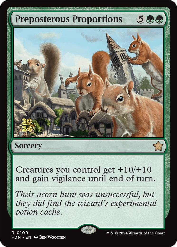 Preposterous Proportions [Foundations Prerelease Promos] | Webway Games