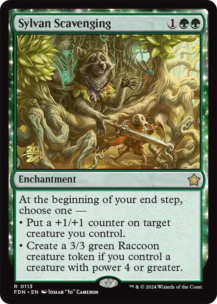 Sylvan Scavenging [Foundations Prerelease Promos] | Webway Games