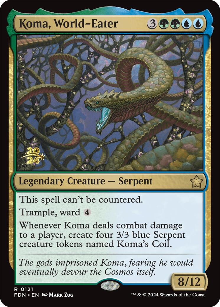 Koma, World-Eater [Foundations Prerelease Promos] | Webway Games