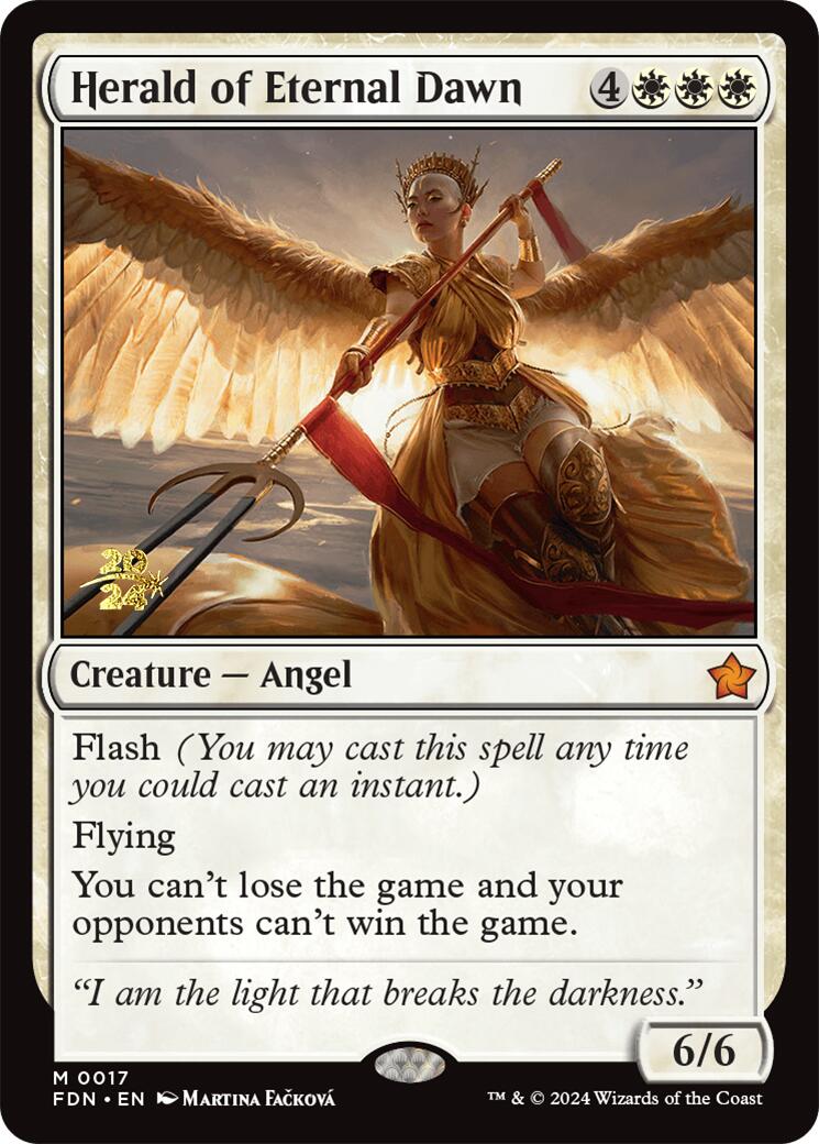 Herald of Eternal Dawn [Foundations Prerelease Promos] | Webway Games