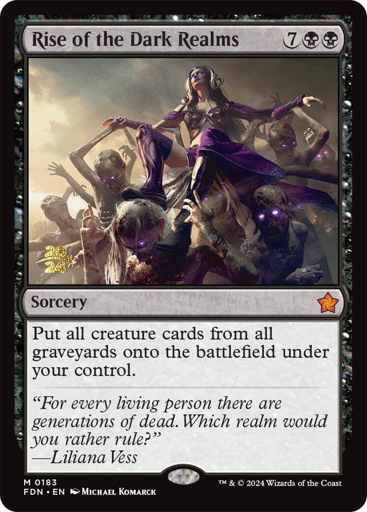 Rise of the Dark Realms [Foundations Prerelease Promos] | Webway Games
