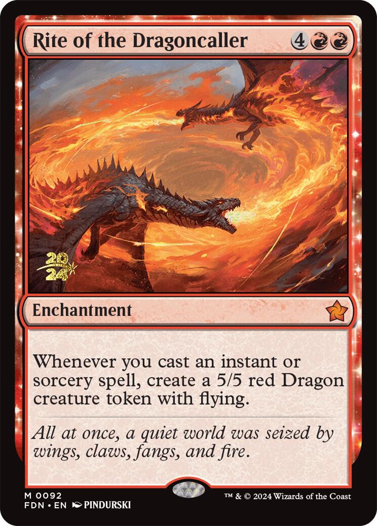 Rite of the Dragoncaller [Foundations Prerelease Promos] | Webway Games