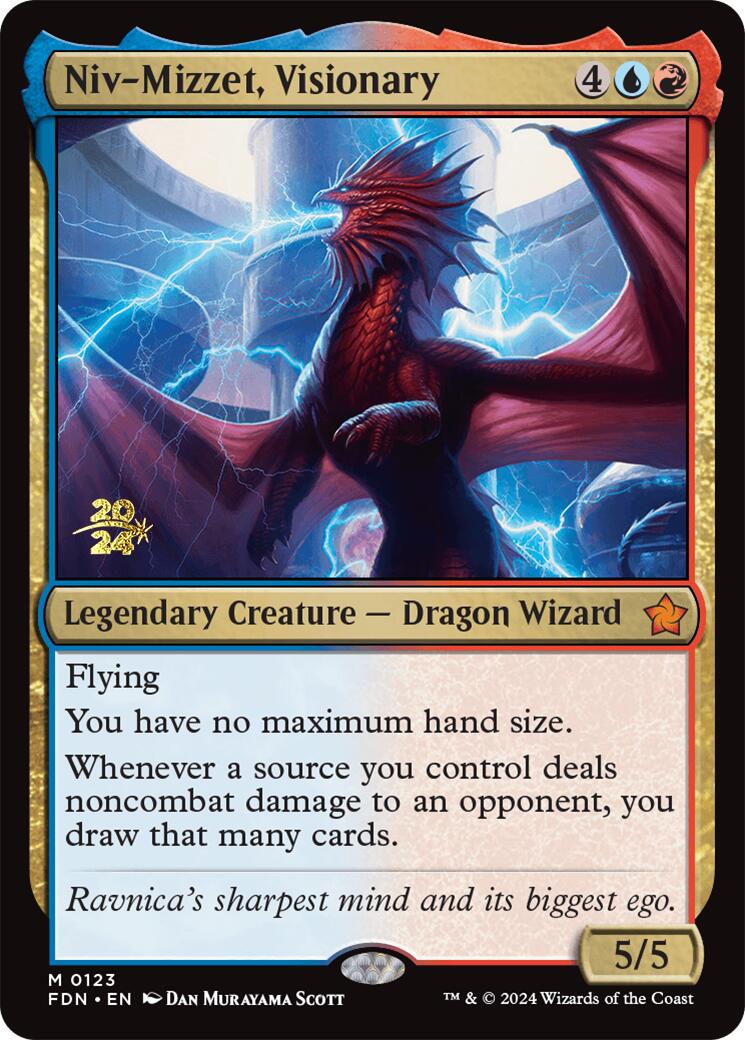 Niv-Mizzet, Visionary [Foundations Prerelease Promos] | Webway Games