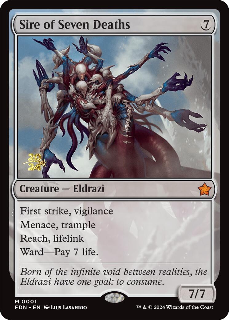 Sire of Seven Deaths [Foundations Prerelease Promos] | Webway Games