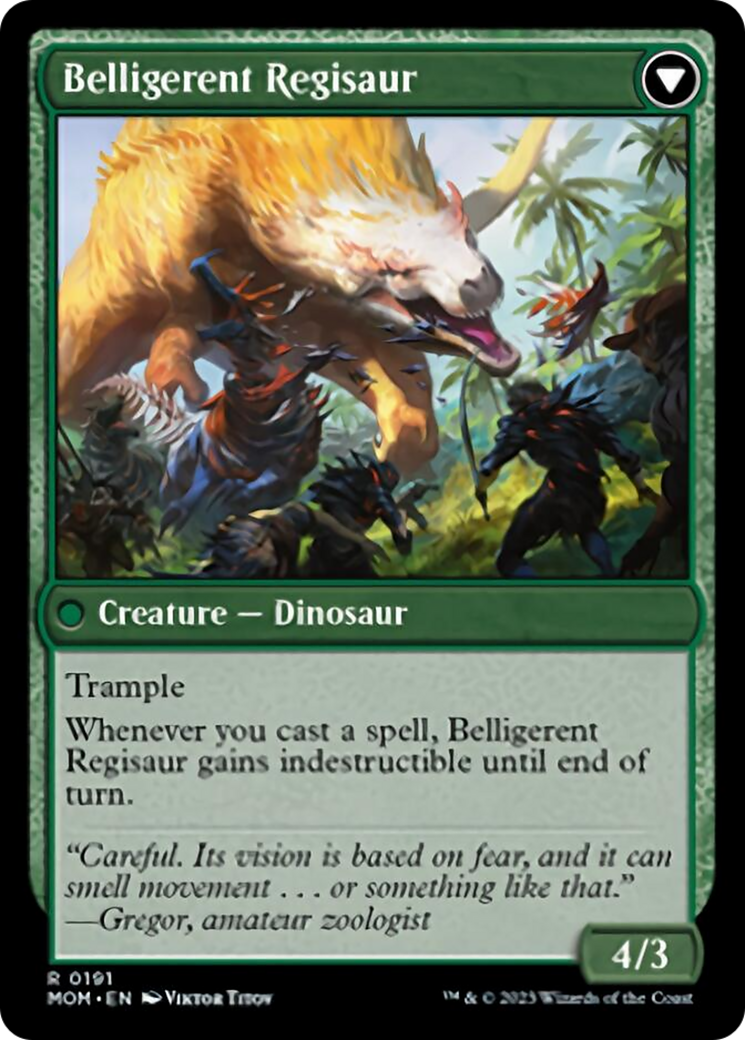 Invasion of Ixalan // Belligerent Regisaur [March of the Machine] | Webway Games