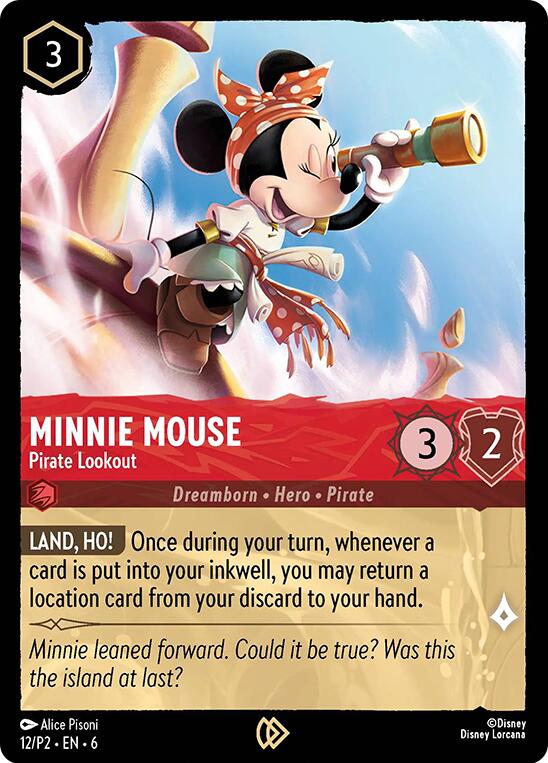 Minnie Mouse - Pirate Lookout (12/P2) [Promo Cards] | Webway Games